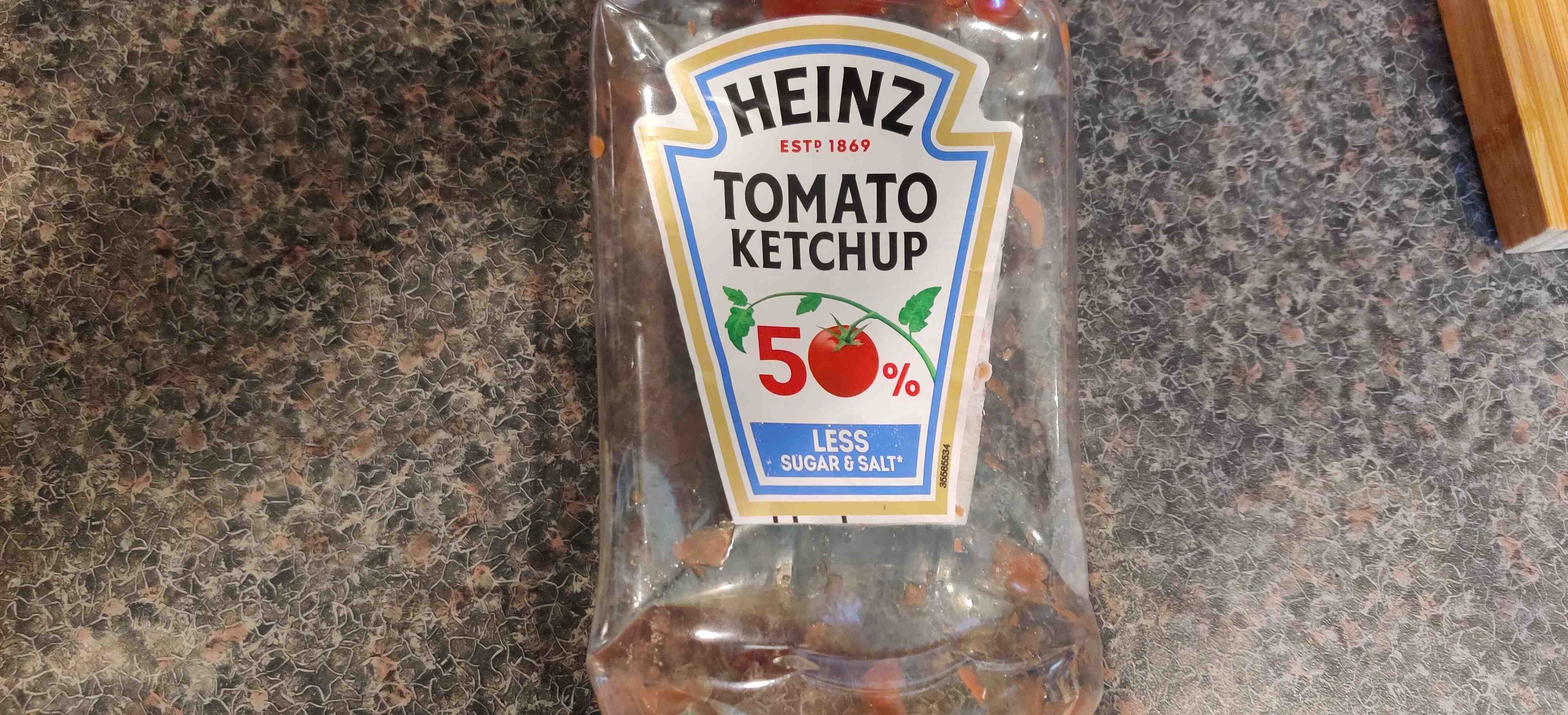 Tomato ketchup 50% less sugar and salt - Product