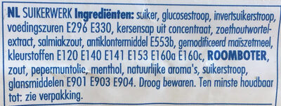 Bonbons à l’ancienne (Holland) - Ingredients