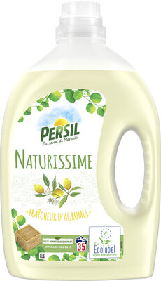 Persil Lessive Liquide Ecolabel Naturissime Fraîcheur d'Agrumes 1,92l 35 Lavages - Produit