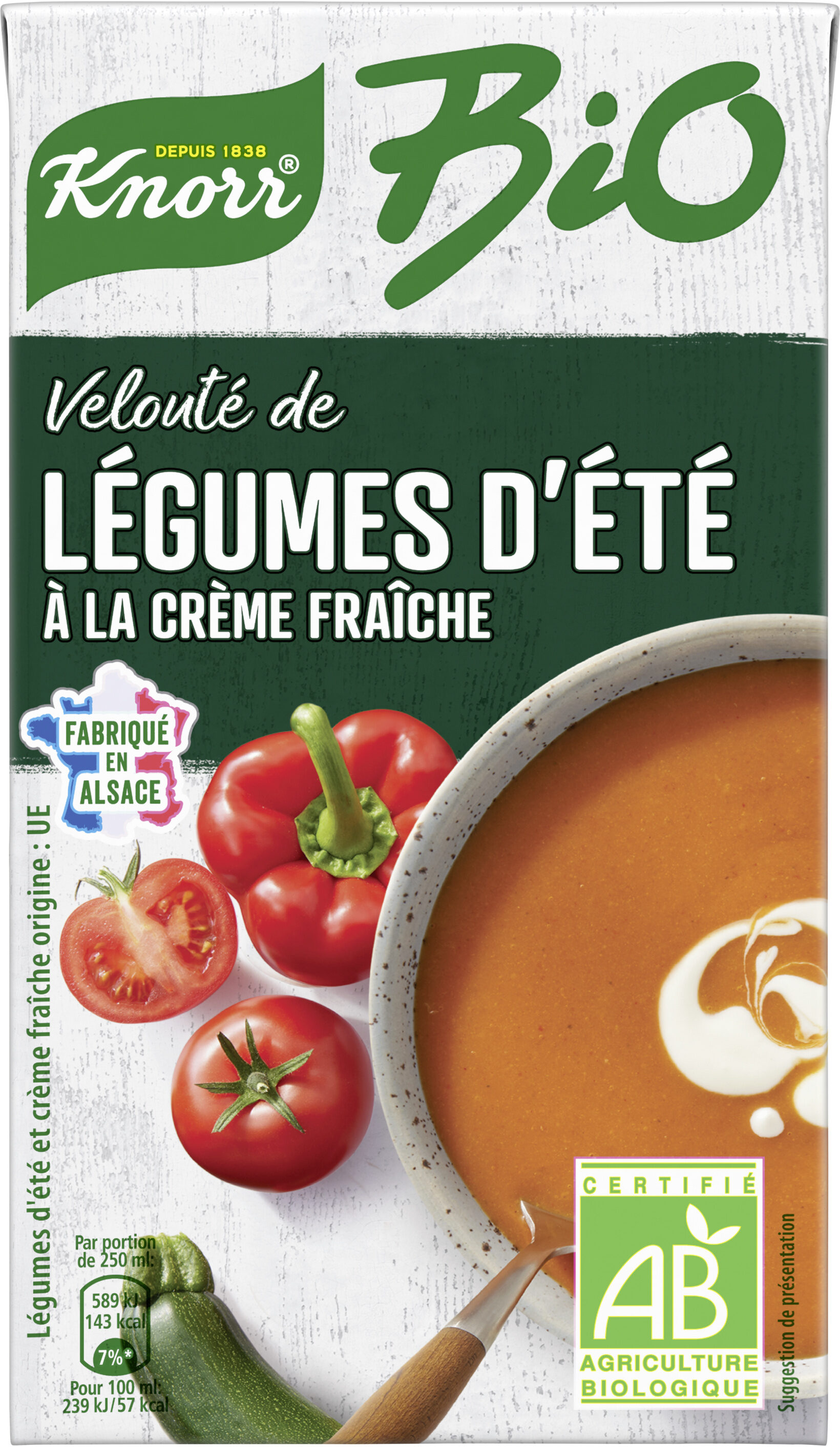 Knorr Soupe Bio Légumes d'Eté 1l - Product - fr
