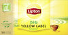 Lipton Thé Noir Yellow Label 50 Sachets BIO - Produit
