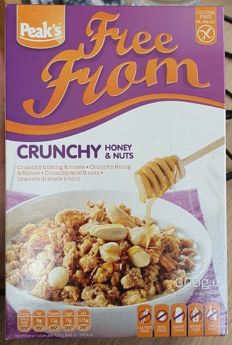 Free From Crunchy honey & nuts - Product - en