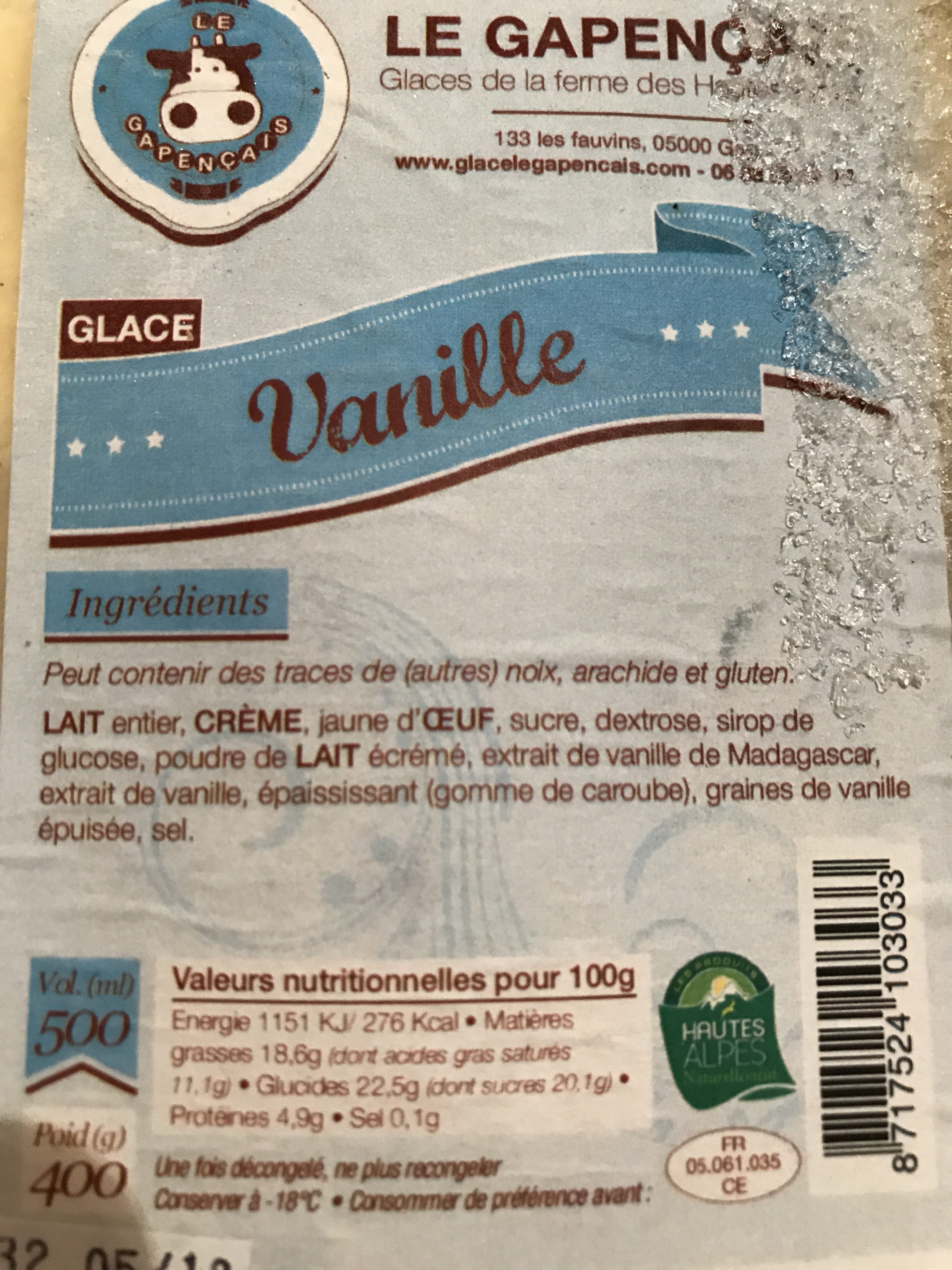 Vanilja Madagaskar - Ingredients - fr