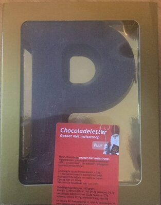 Chocoladeletter - Product