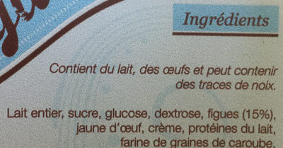 Glace figue - Ingredients - fr