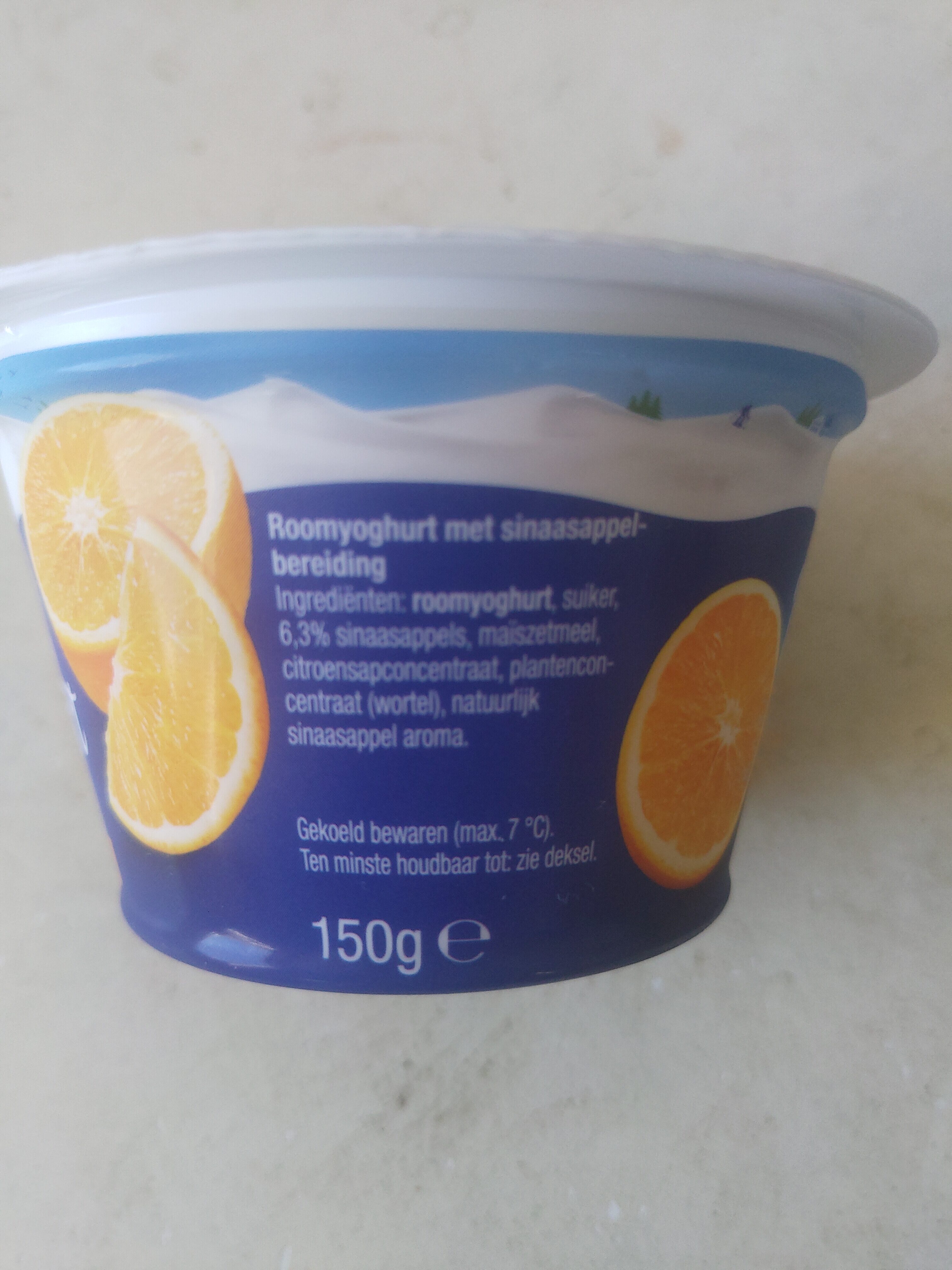 room yoghurt Spaanse sinaasappel - Ingrediënten