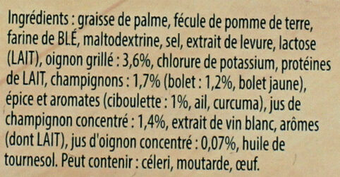 Knorr Soupe Forestiere 85g - Ingrédients