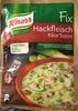 Knorr Fix Hackfleisch Käse Suppe Mit Lauch 64 G - Product