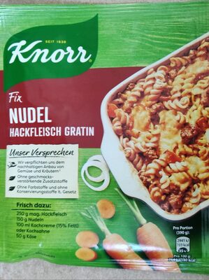 Fix Nudel-Hackfleisch-Gratin - Produit - de