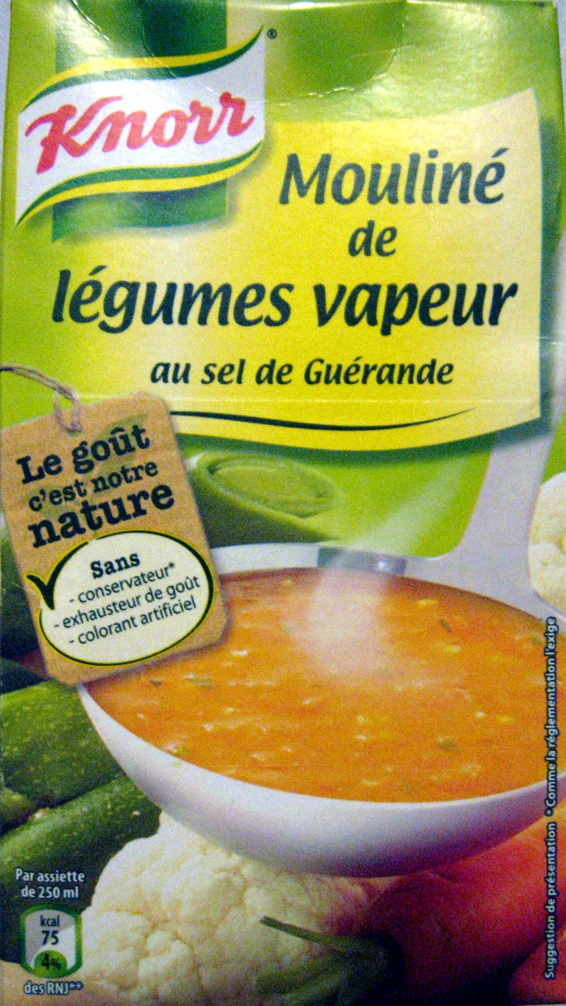 Mouliné de légumes vapeur au sel de Guérande Knorr - Product - fr