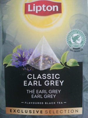 Lipton Exclusive Selection Thé Noir Earl Grey 25 sachets pyramides - Product