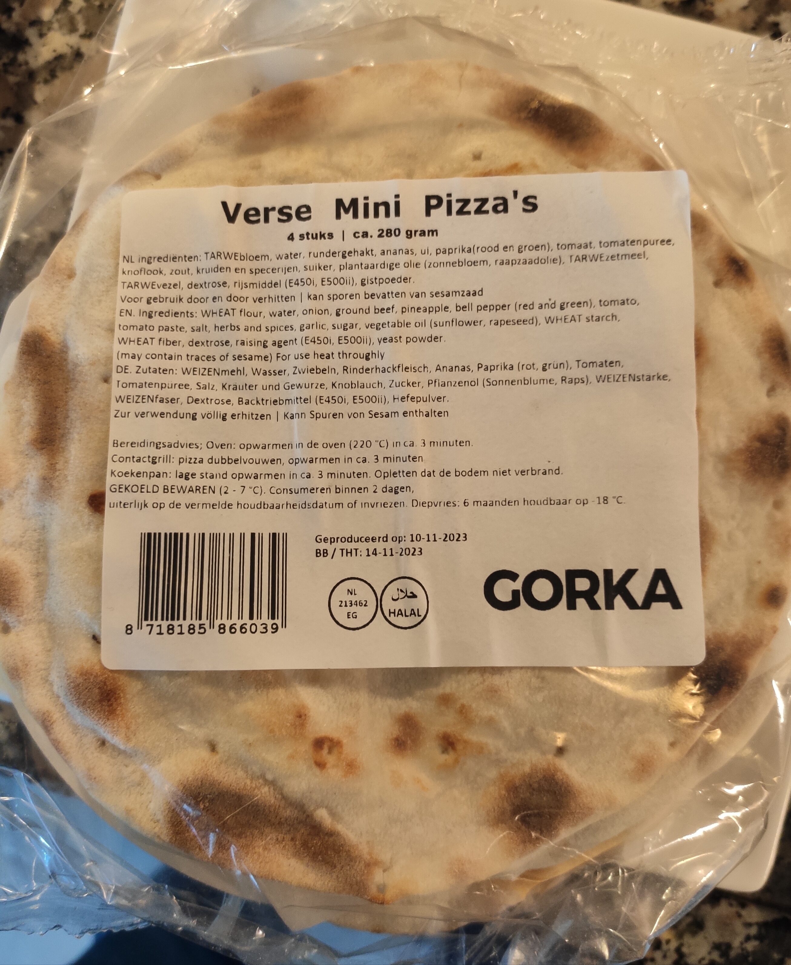 verse mini pizza - Product