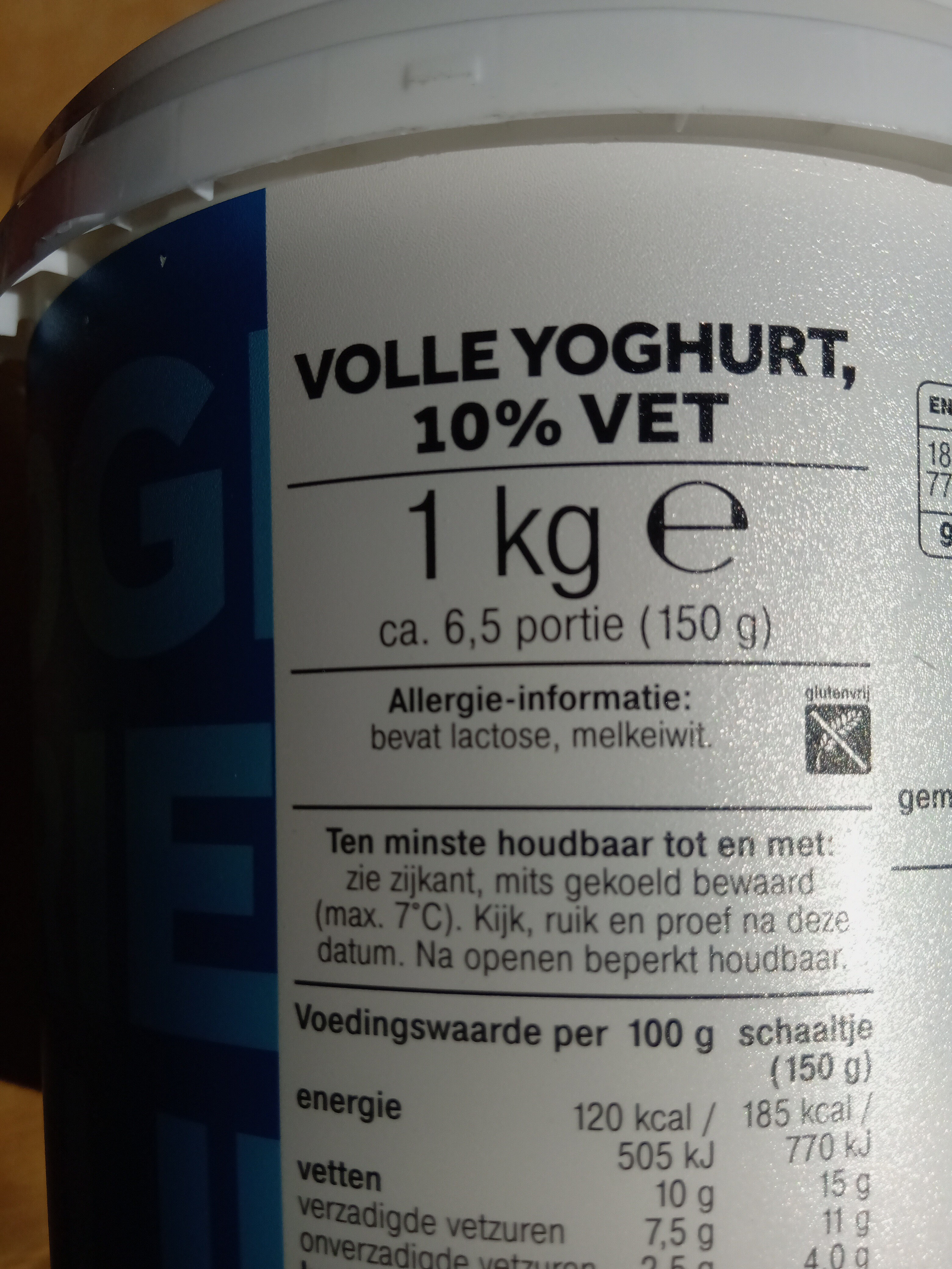 Yoghurt Griekse Stijl - Ingrediënten