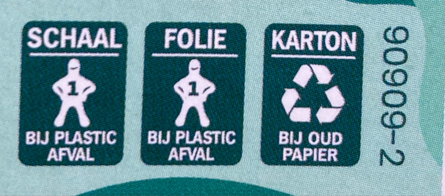 Falafel - Recyclinginstructies en / of verpakkingsinformatie