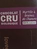 Chocolat 84% Myrtille Chanvre - Produit