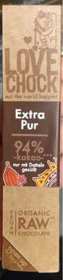 RAW Chocolate Bar Extra Pur 94% Kakao - Produkt