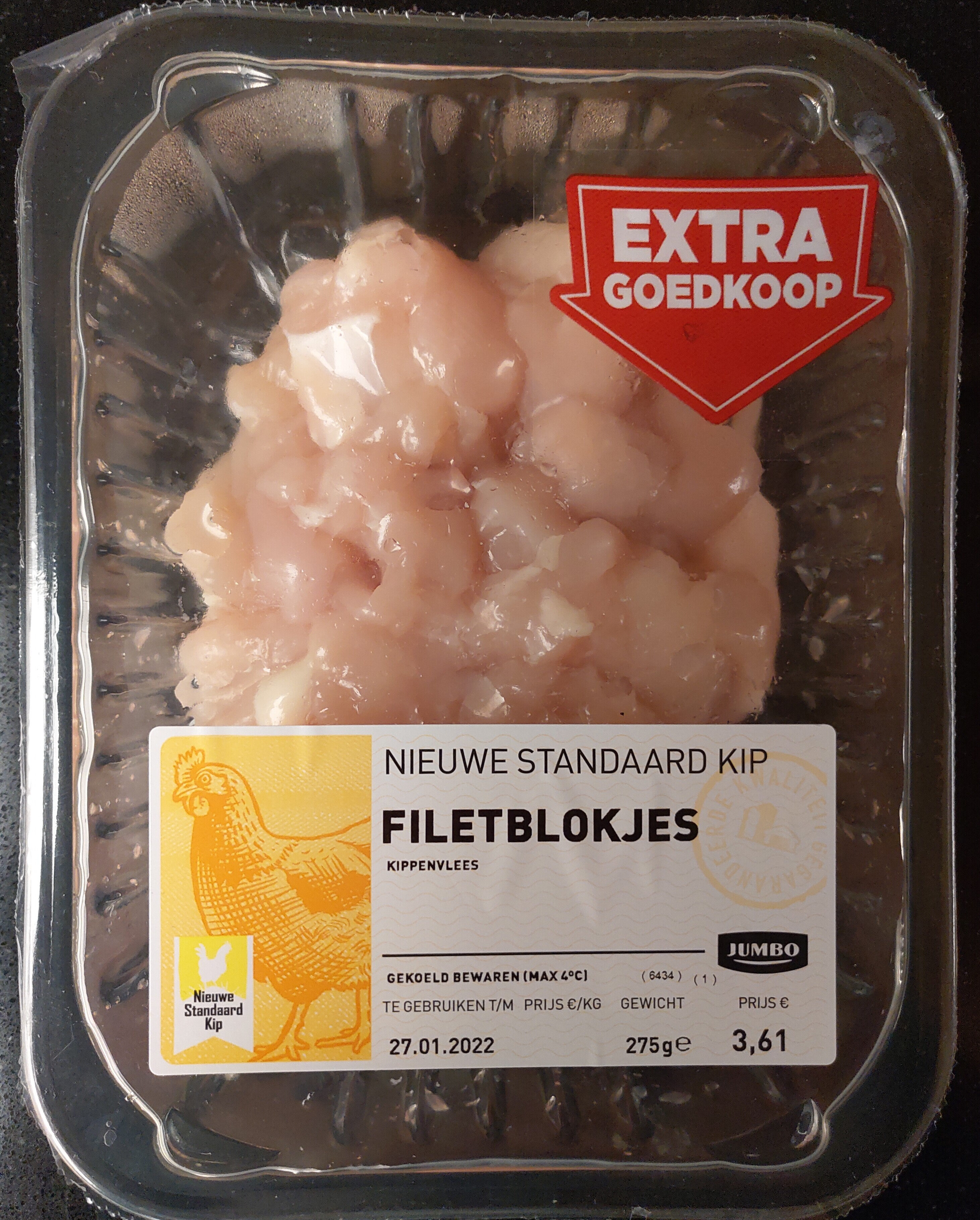 Filetblokjes kippenvlees - Product