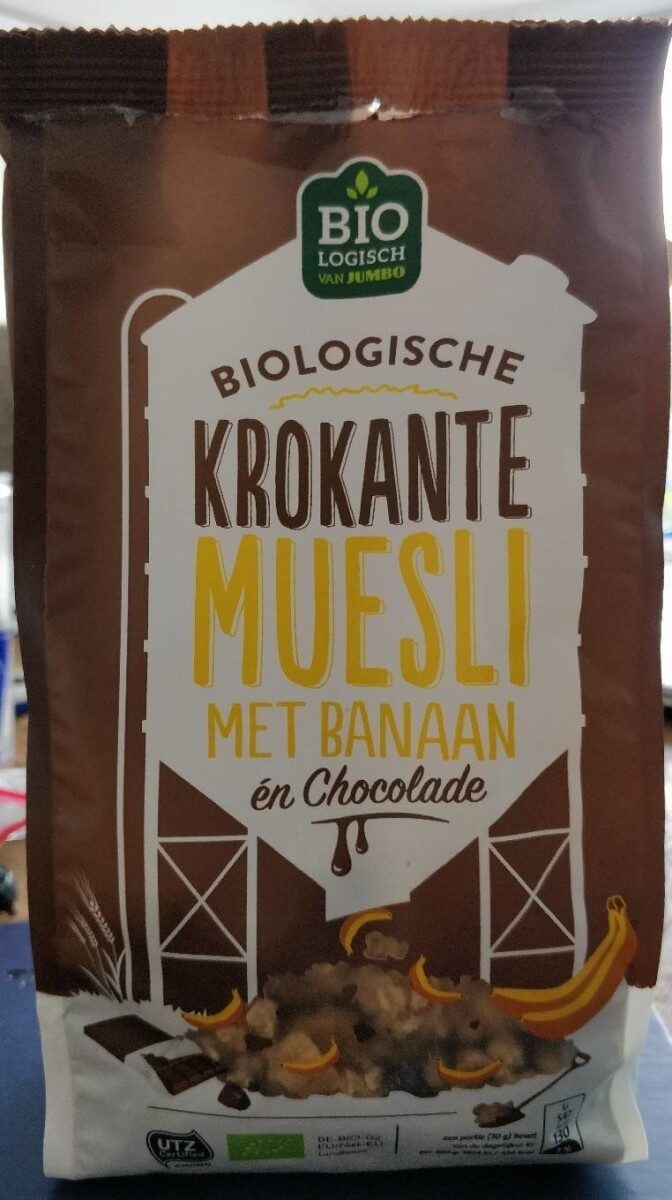 Biologische krokante Muesli met banaan én chocolade - Product