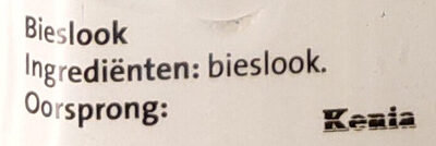 Bieslook - Ingredients - nl