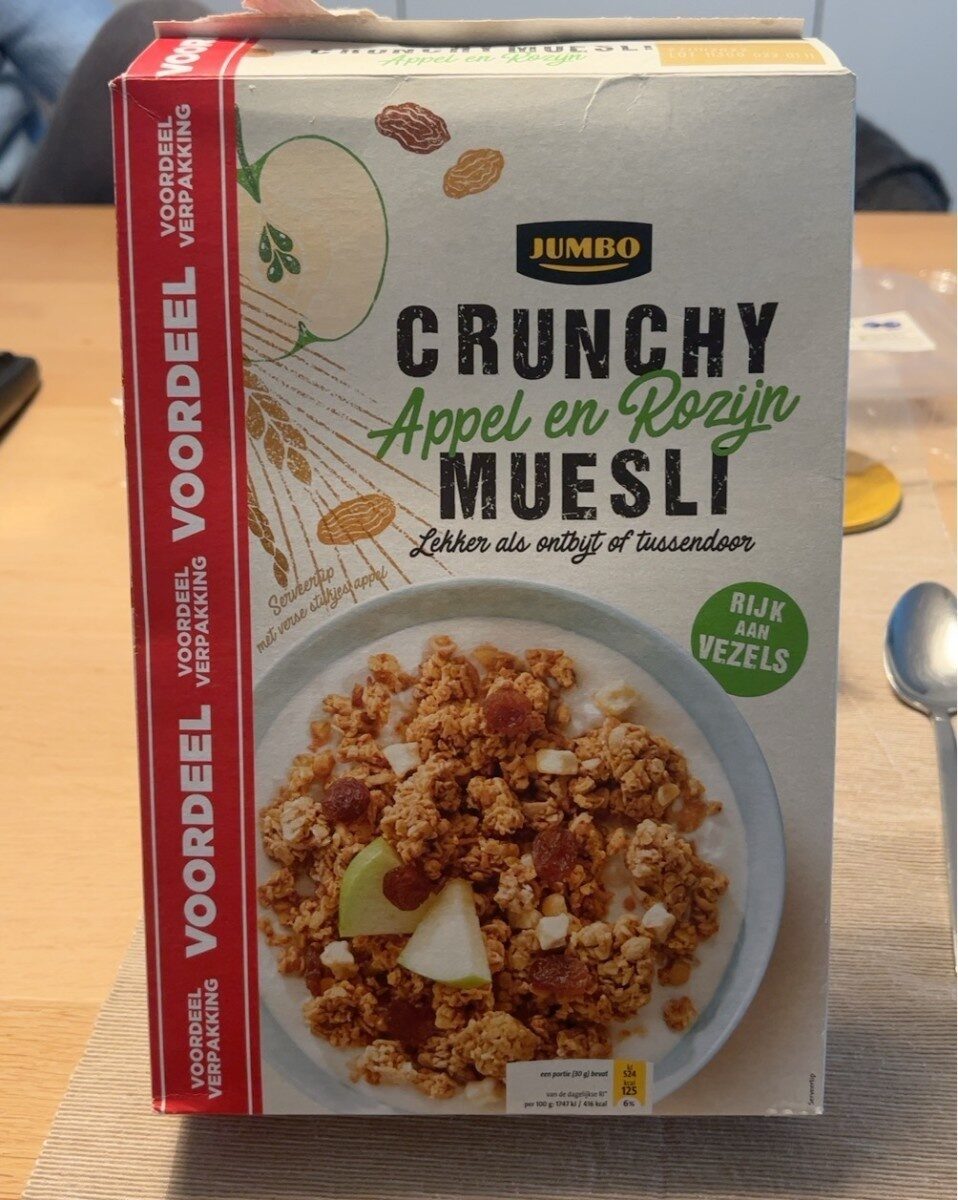 Crunchy Muesli - Appel en Rozijn - Product