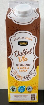Dubbel Vla chocolade & vanille - Product