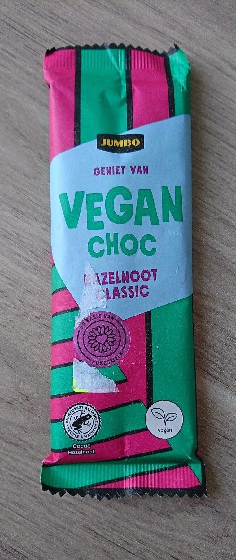 Vegan Choc Hazelnoot classic - Product