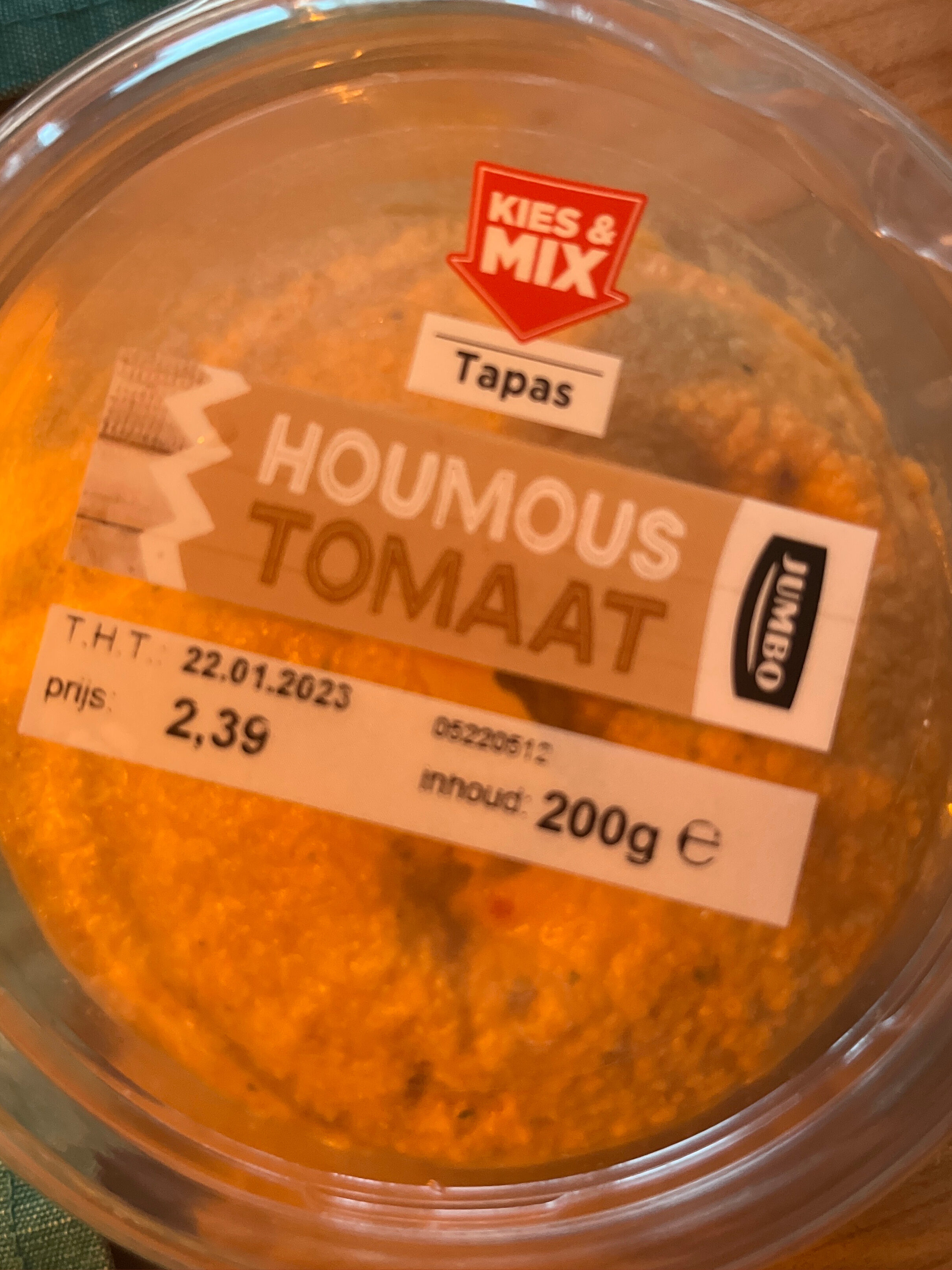 Houmous Tomaat - Product