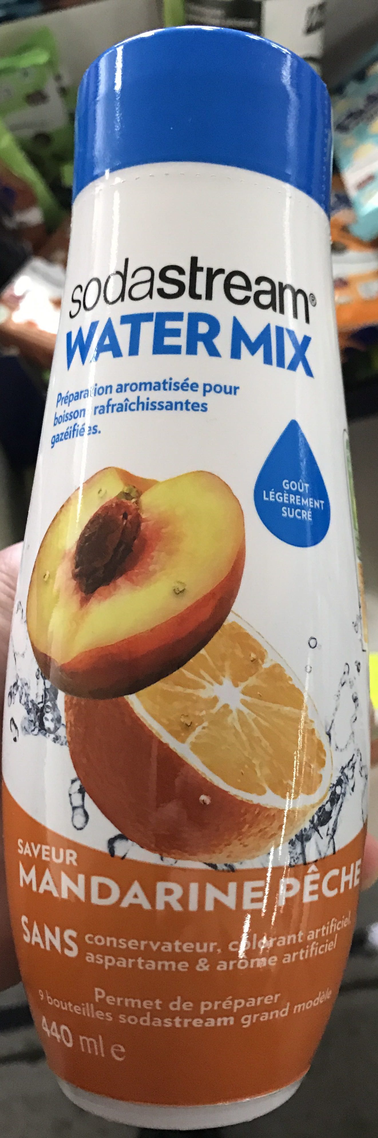 Water Mix saveur Mandarine Pêche - Produit