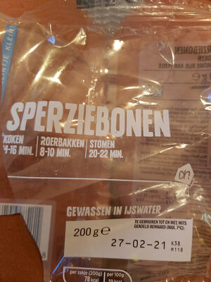 Sperziebonen - Produit - nl