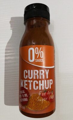 0% sauce curry ketchup - Product - fr