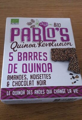 Barre au quinoa, amandes, noisettes et chocolat noir - Producto - fr