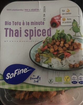 Thai spiced tofu - Produit