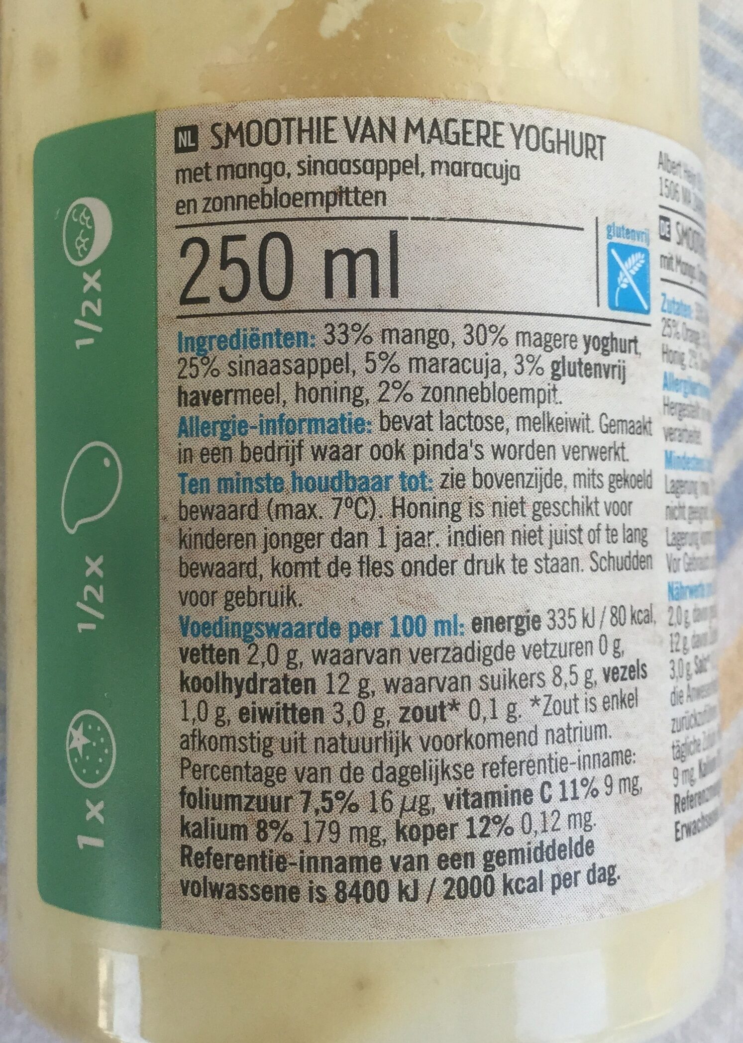 Smoothie van magere yoghurt - Product - nl