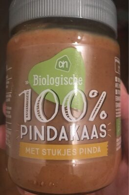 100% pindakaas met stukjes pinda - Produkt - nl
