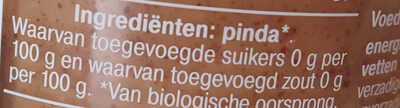 100% pindakaas met stukjes pinda - Ingredienser - nl