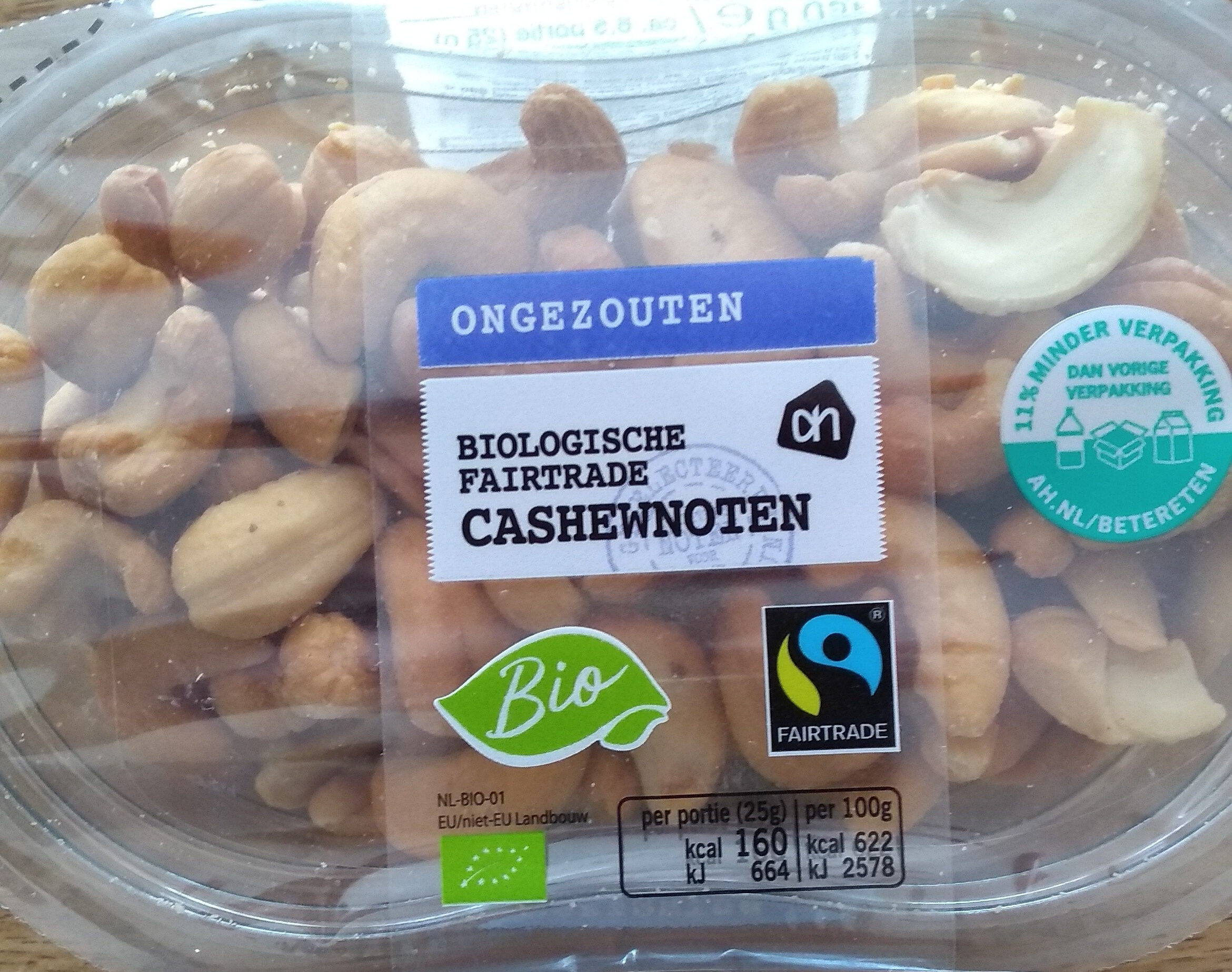Cashewnoten Biologische Fairtrade - Product - nl
