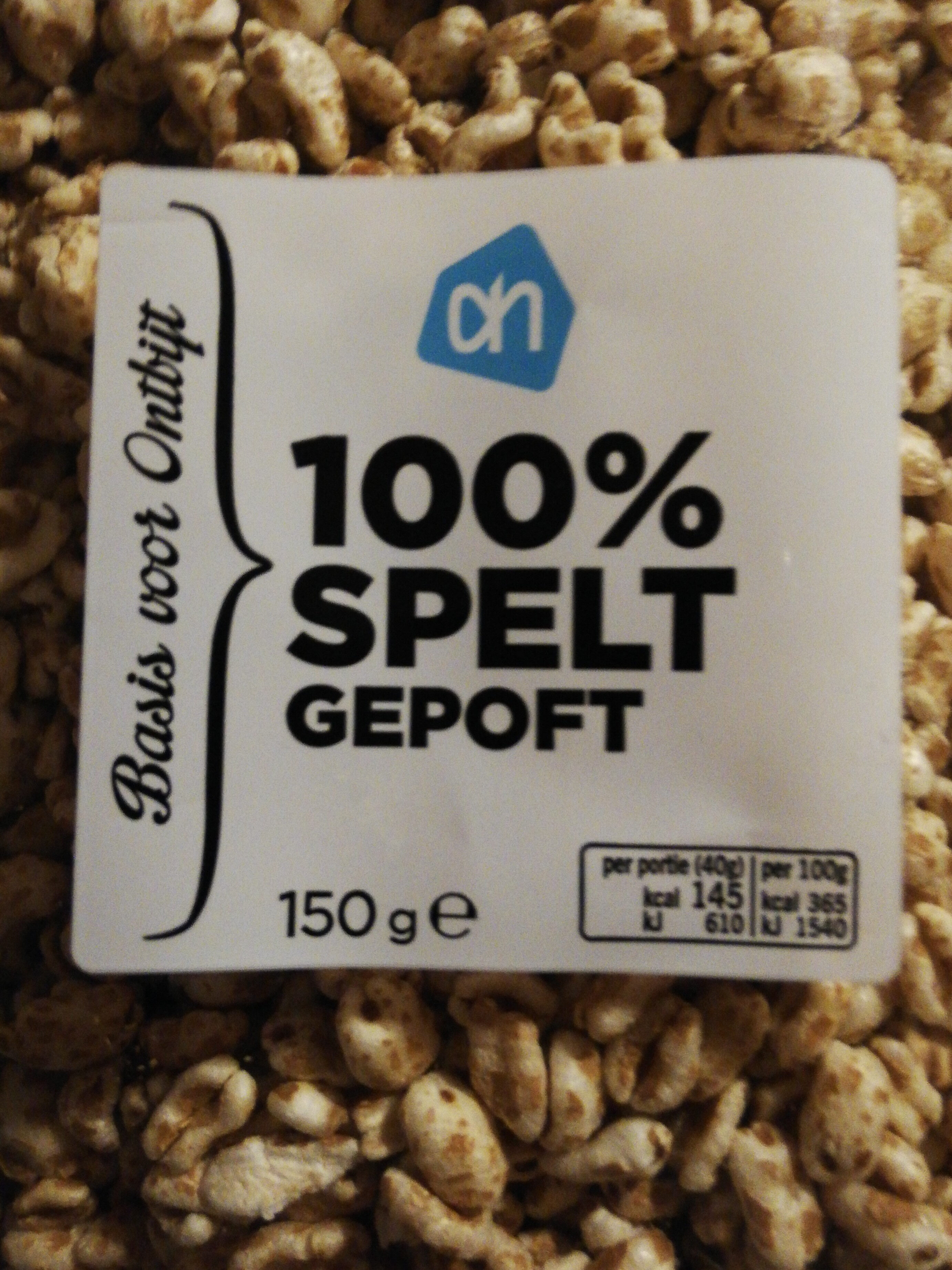 100% gepofte spelt - Product