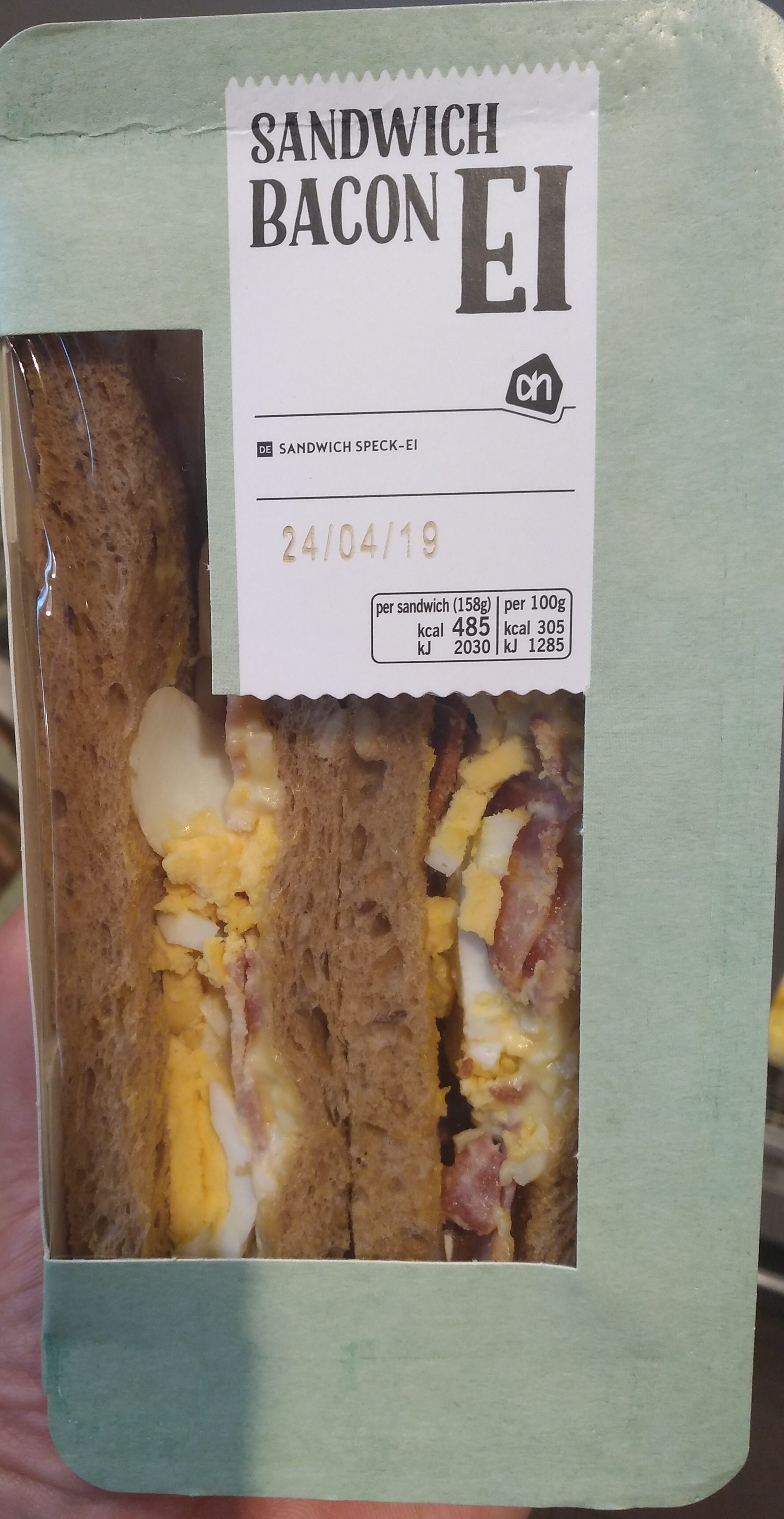 Sandwich bacon - Produit - nl