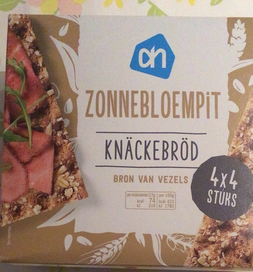 Zonnebloempit Knäckebröd - Produit
