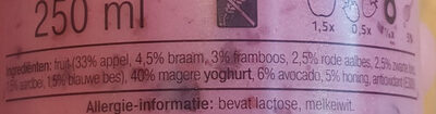 Verse Smoothie - Ingredients - nl