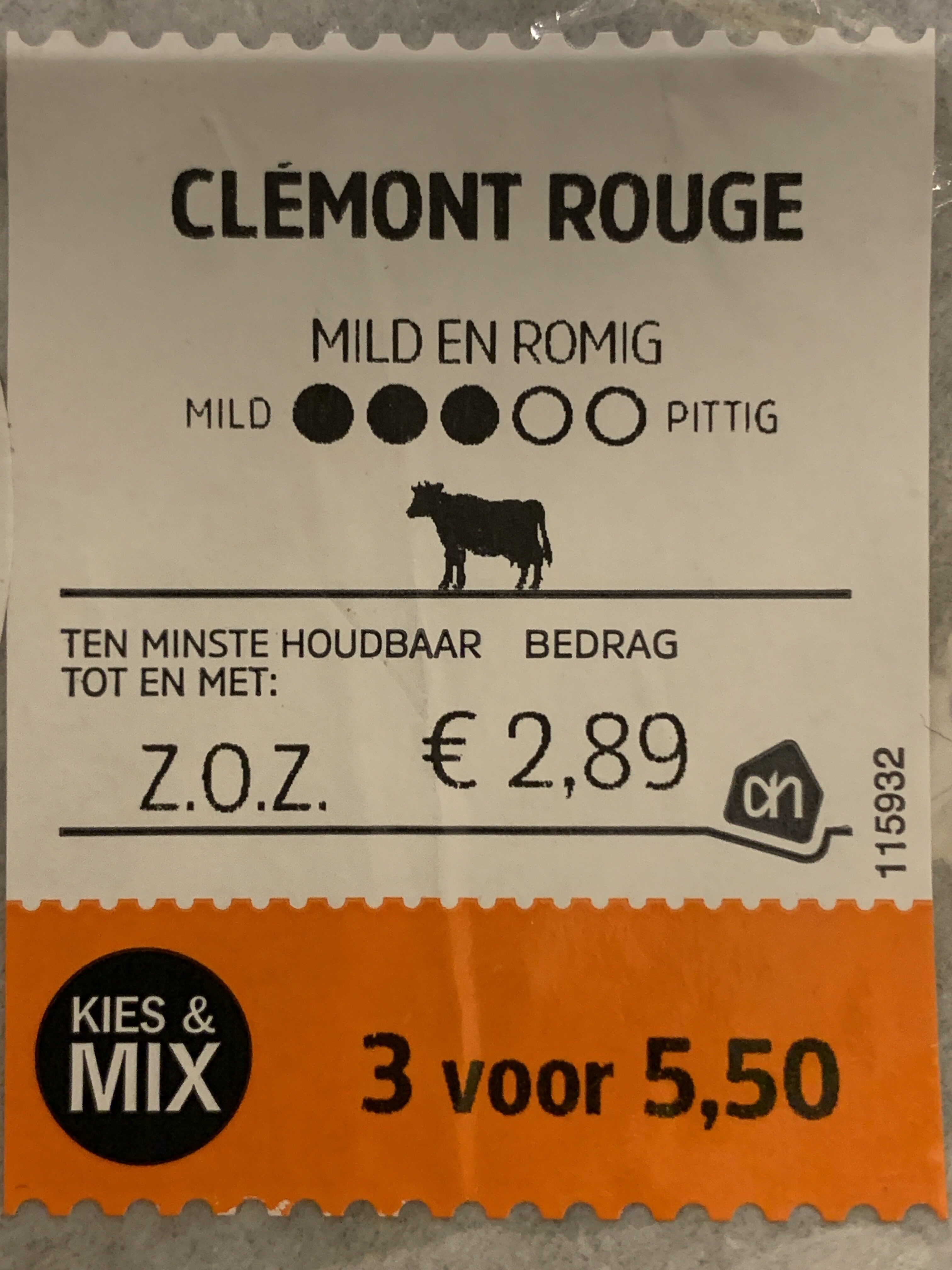 Clémont rouge - Product