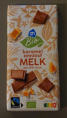 Karamel zeezout melk met 35% cacao - Product