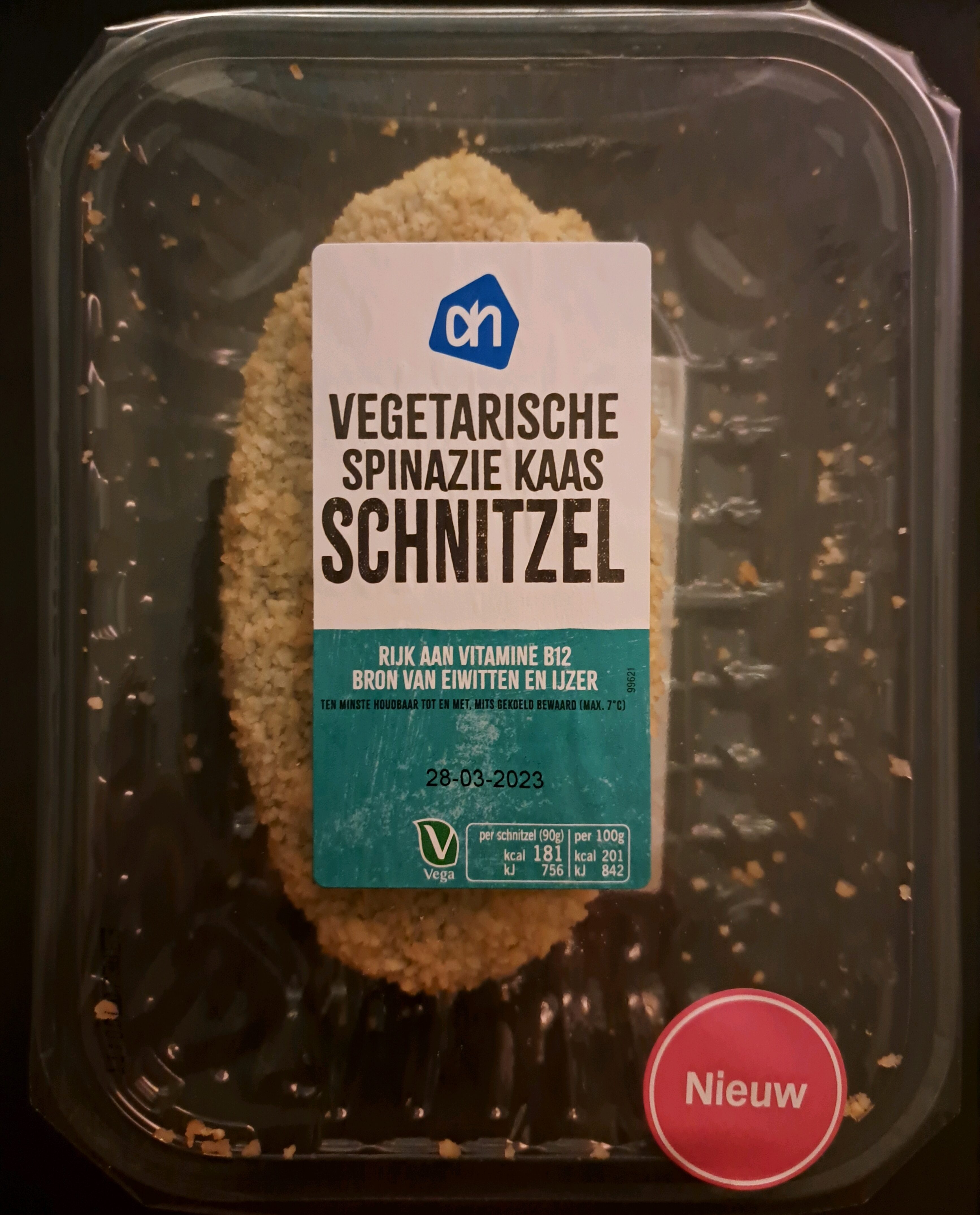 Vegetarische Spinazie Kaas Schnitzel - Product