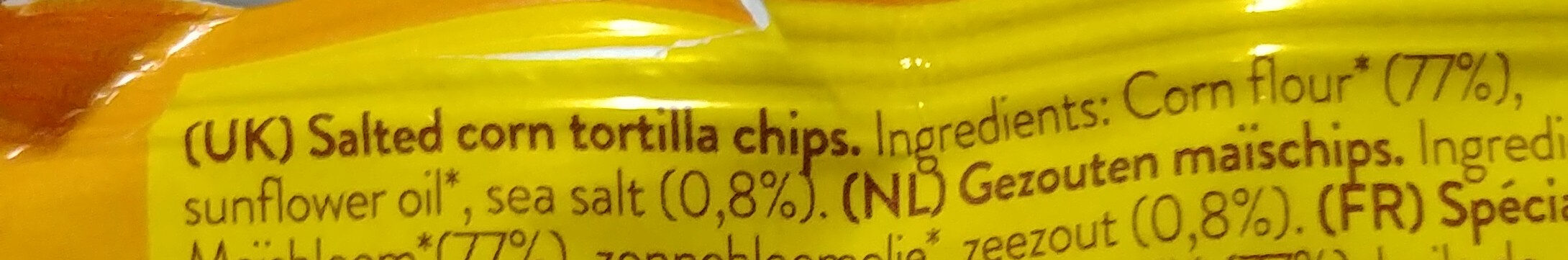 Natural Corn Chips - Ingredients
