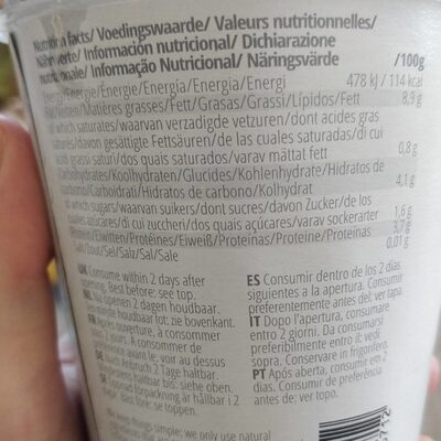 Almond Yoghurt - Voedingswaarden - fr