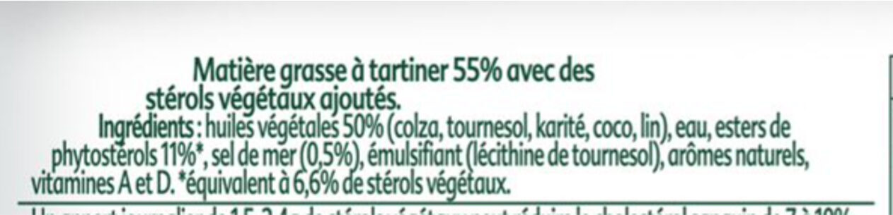 ProActiv Expert Tartine et Gourmet Sans Huile de Palme - المكونات - fr