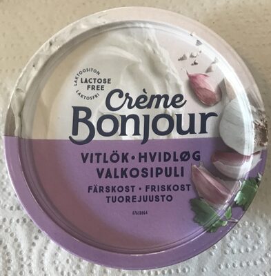 Créme Bonjour Färskost Vitlök - Produkt