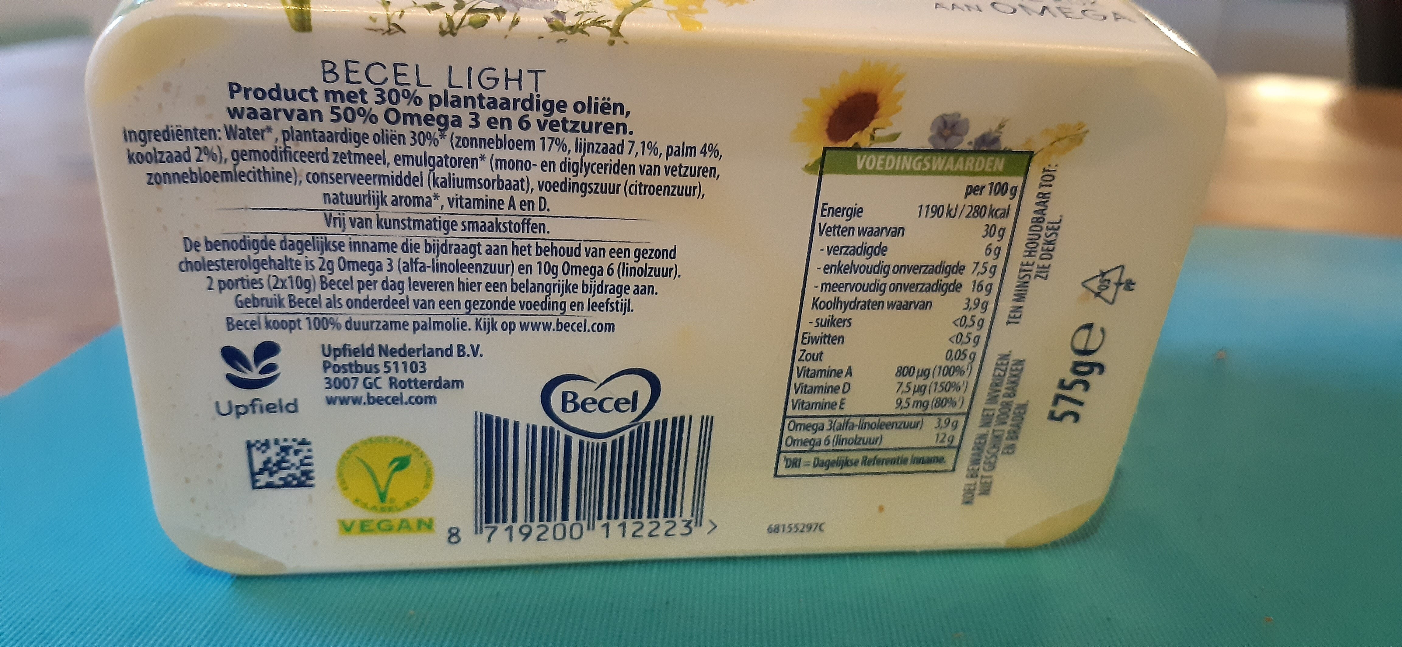 Becel Light - Ingrediënten