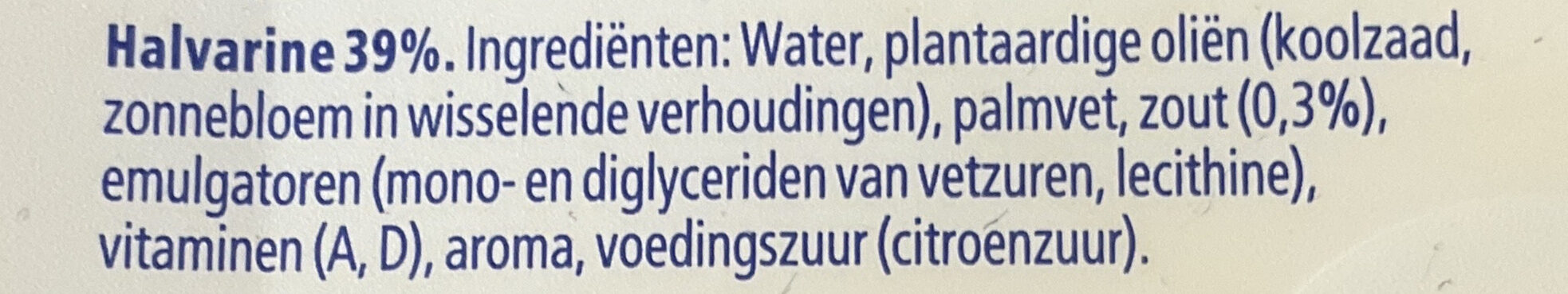 Halvarine halfvol - Ingredients - nl