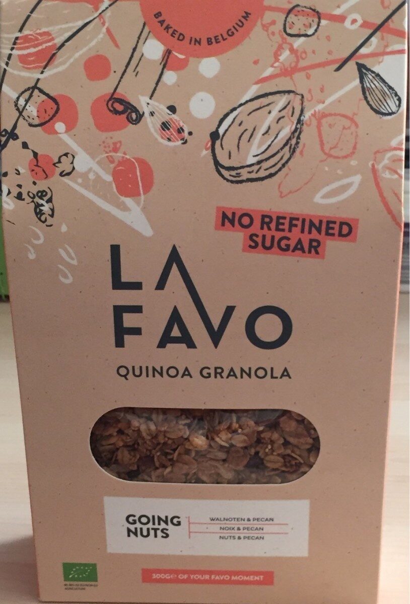 Quinoa granola going nuts - Product - fr